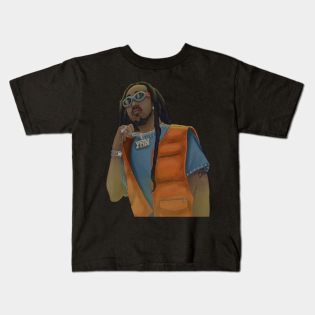 Retro Takeoff Kids T-Shirt by Miyster